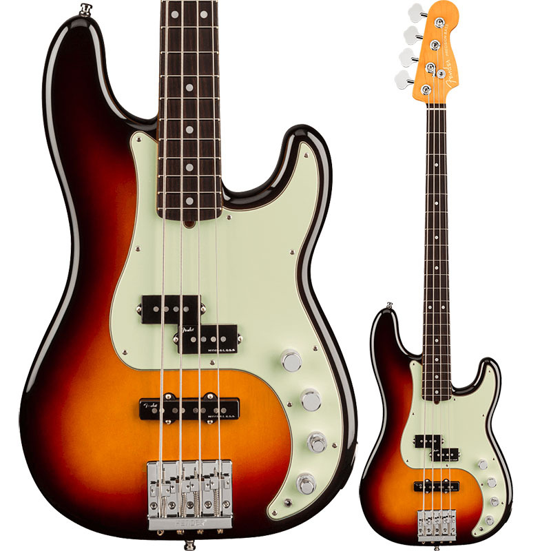 FENDER American ULTRA PJベース モカバースト Fender American Ultra Precision bass - Mocha burst - YouTube