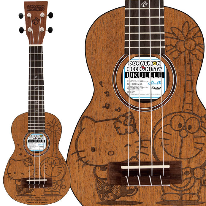 楽天市場 Leho Doraemon Hellokitty Ukulele ドラえもん ハローキティウクレレ レホ 限定品 楽器de元気