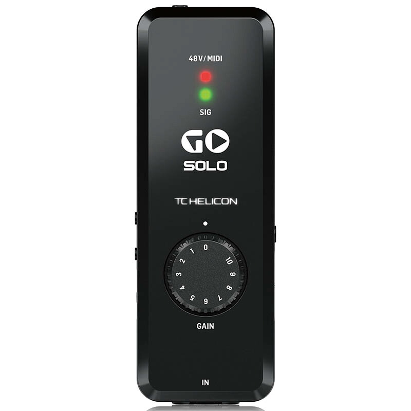 TC-Helicon GO SOLO モバイルデバイス用ポータブルインターフェース〈ティーシーヘリコン〉｜楽器de元気