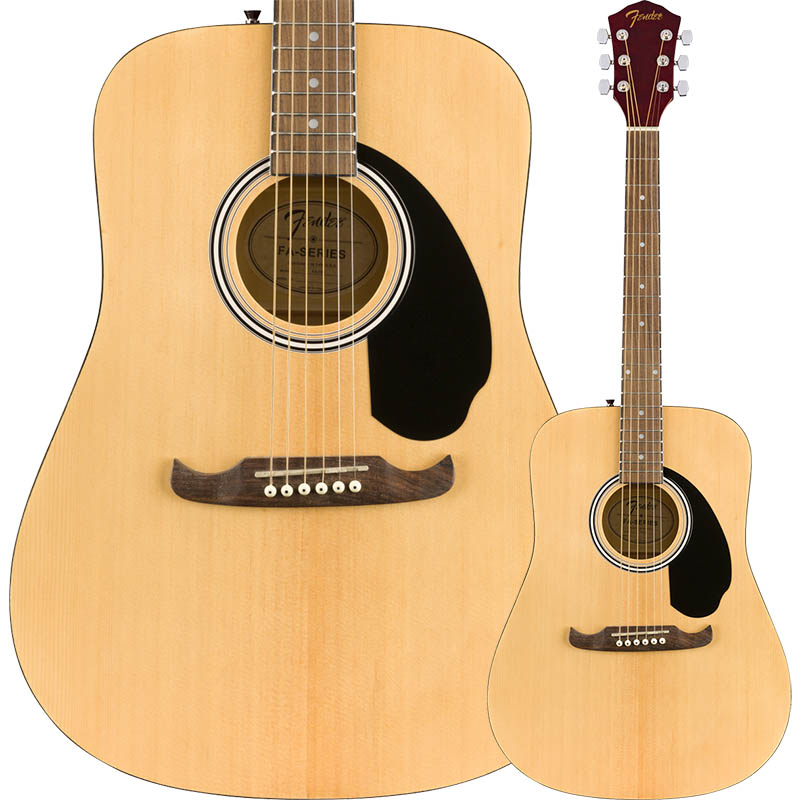 【4/5~9 P5倍or10倍!(対象外あり)】Fender FA-125 Dreadnought w/bag, Natural アコースティック・ギター フェンダー