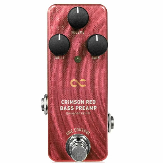 One Control Crimson Red Bass Preamp クリムゾンレッドベースプリアンプ ワンコントロール｜楽器de元気