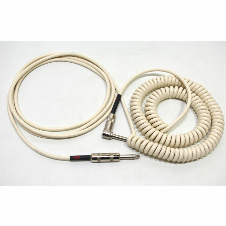 【4/15～20 P5倍or10倍!(対象外あり)】KAMINARI K-CC3LS ケーブル Curl Cable（3mストレート×L型プラグ）〈神鳴/カミナリ〉