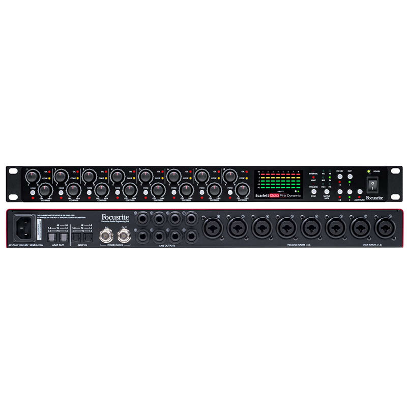 Focusrite フォーカスライト マイクプリアンプ 8-channel Mic Preamp