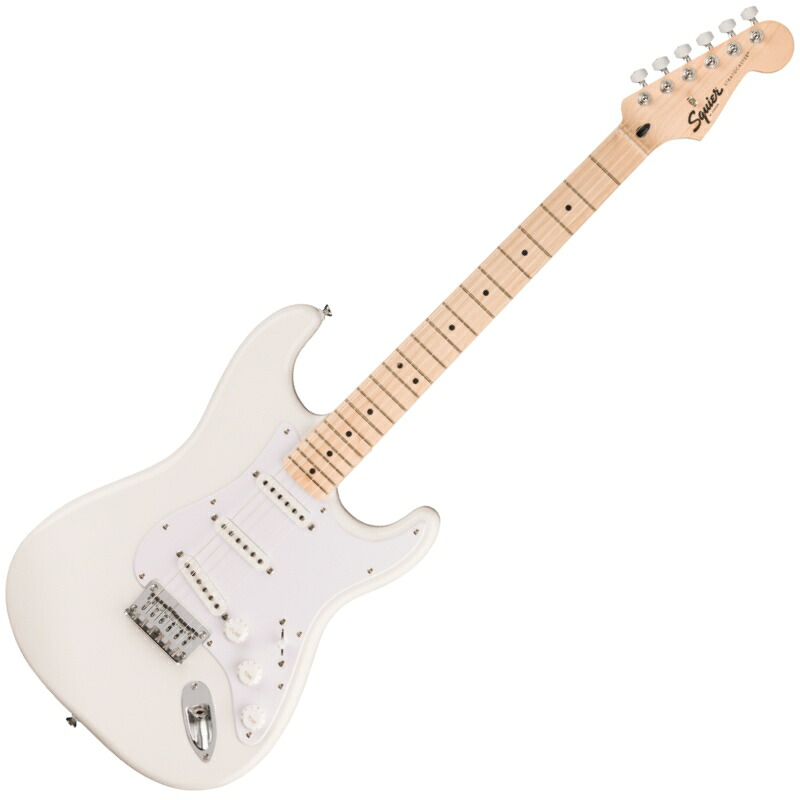 Squier by Fender Squier Sonic Stratocaster HT, Maple Fingerboard, White Pickguard, Arctic White〈スクワイア フェンダー〉｜楽器de元気