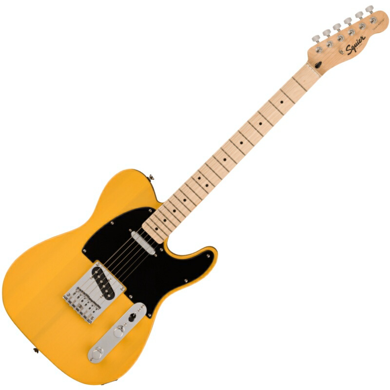 Squier by Fender Squier Sonic Telecaster, Maple Fingerboard, Black Pickguard, Butterscotch Blonde〈スクワイア フェンダー〉