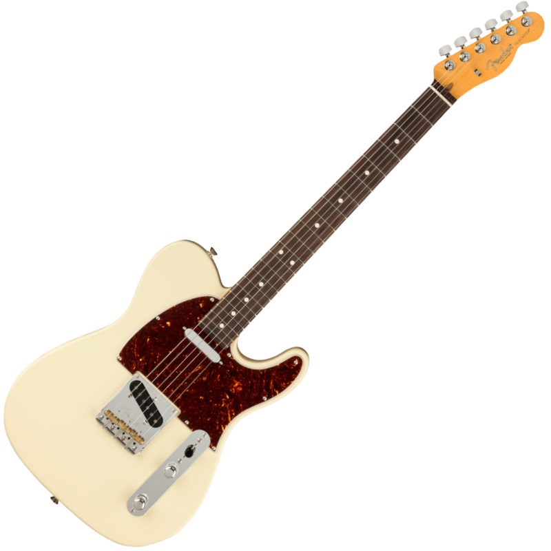 【4/15～20 P5倍or10倍!(対象外あり)】Fender American Professional II Telecaster, Rosewood Fingerboard, Olympic White〈フェンダーUSAテレキャスター〉
