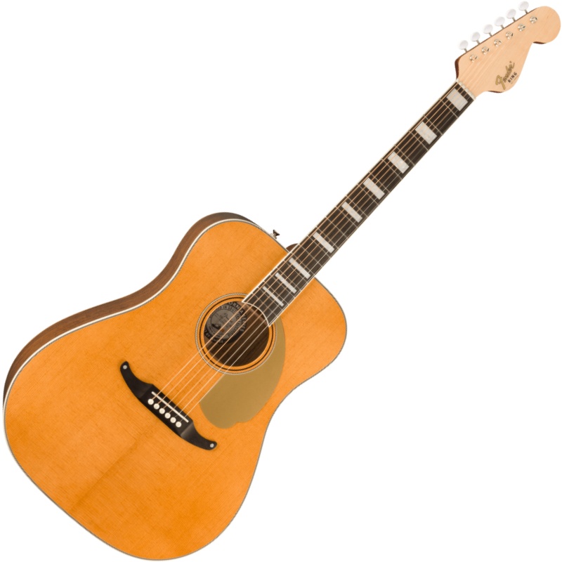 【～4/12 P5倍or10倍!(対象外あり)】Fender King Vintage, Ovangkol Fingerboard, Gold Pickguard, Aged Natural エレアコ フェンダー