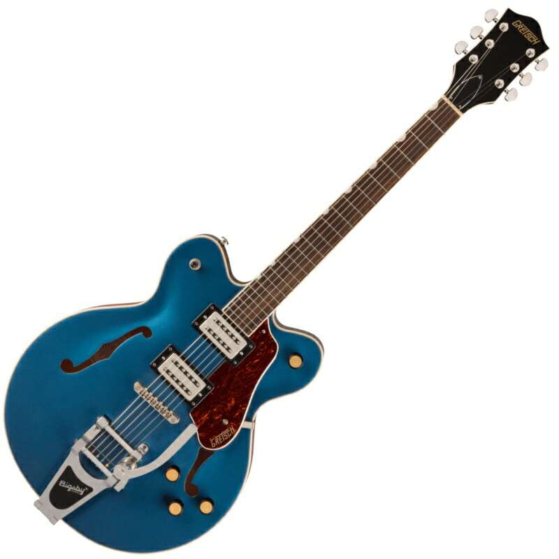 【マラソン限定♪エントリーで全商品P10倍!!】GRETSCH G2622T Streamliner Center Block Double-Cut with Bigsby®, Laurel Fingerboard, Broad’Tron BT-3S Pickups, Dark Denim〈グレッチ〉|楽器de元気