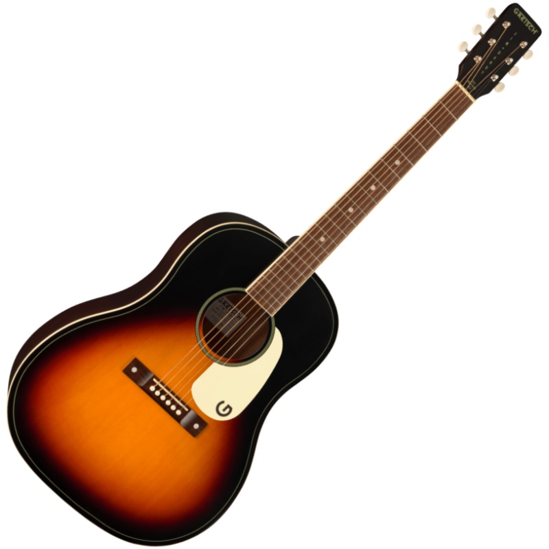 【マラソン限定♪エントリーで全商品P10倍!!】GRETSCH Jim Dandy Dreadnought, Walnut Fingerboard, White Pickguard, Rex Burst〈グレッチ〉｜楽器de元気