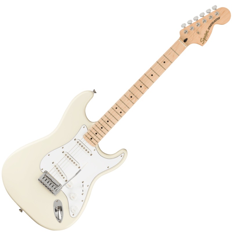 Squier エレキギター ホワイト Squier Sonic Stratocaster Limited-Edition Electric Guitar Pack