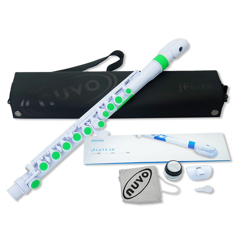 【4/15～20 P5倍or10倍!(対象外あり)】NUVO Flute2.0 フルート jFlute(White/Green)/N220JFGN〈ヌーヴォ〉
