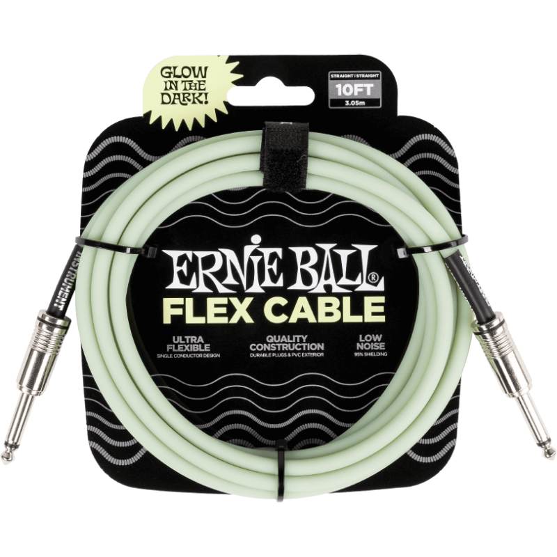 楽天市場】ERNIEBALL P06436 FLEX CABLE 10FT SS GDアーニー