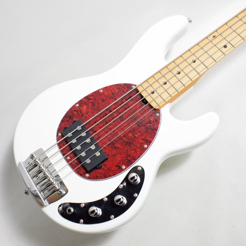 【マラソン限定♪エントリーで全商品P10倍!!】Sterling by Music Man STINGRAY RAY25CA-OWH-M1 Olympic White 5弦エレキベース｜楽器de元気