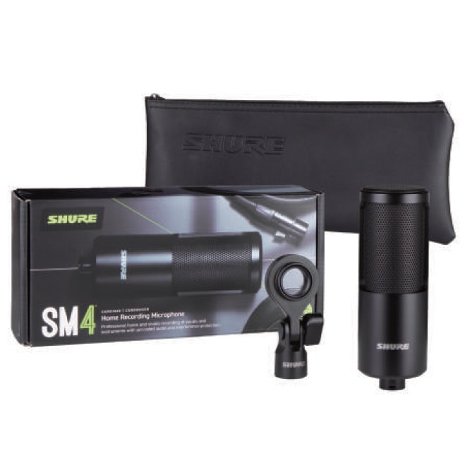 SHURE SM4-K-J ホームレコーディング用マイクロホン〈シュアー〉｜楽器de元気