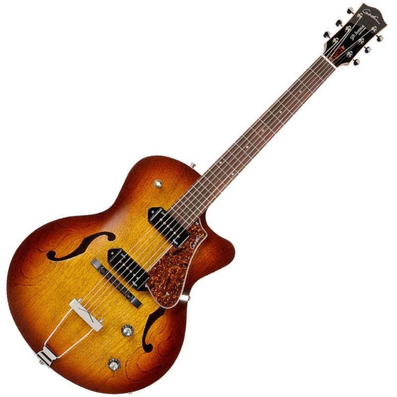 Godi 5th Avenue CW Kingpin II Cognac Burst フルアコ〈ゴダン〉 110,000円