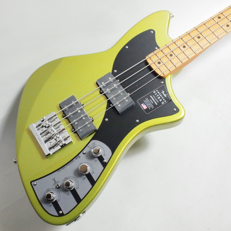【4/5～9 P5倍or10倍!(対象外あり)】Fender American Ultra II Meteora Bass, Maple Fingerboard, Solar Flare 4.06kg〈フェンダーUSAベース〉