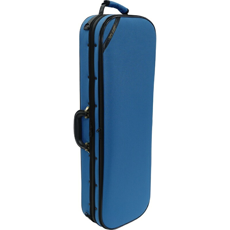 Super Light Oblong Violin Case ヴァイオリンケース スティールブルー〈スーパーライト〉｜楽器de元気
