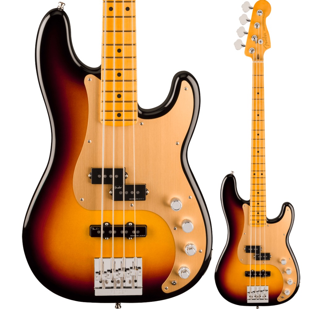 【4/5～9 P5倍or10倍!(対象外あり)】Fender American Ultra II Precision Bass, Maple Fingerboard, Ultraburst〈フェンダーUSAプレシジョンベース〉