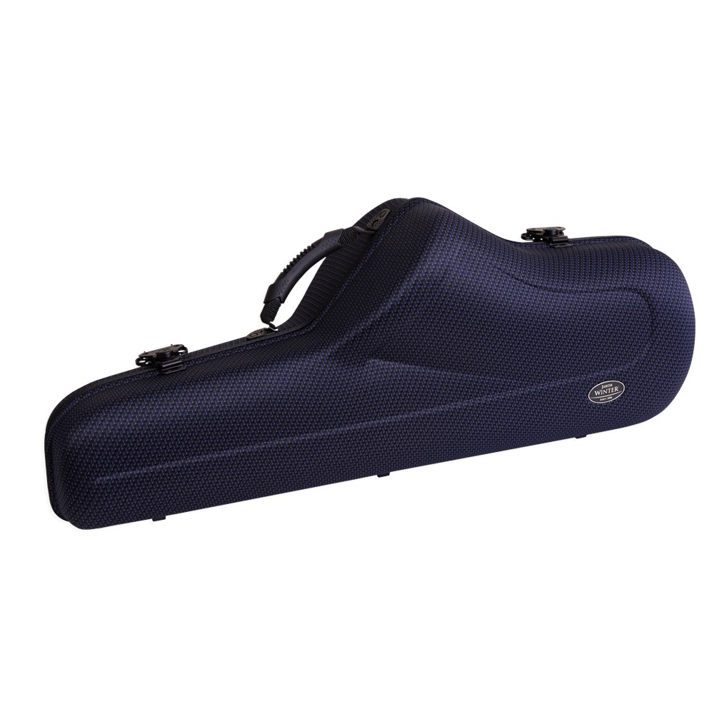 【マラソン限定♪エントリーで全商品P10倍!!】Jakob Winter JW-51092-CABL Carbon Blue アルトサックスケース〈ヤコブウィンター〉|楽器de元気