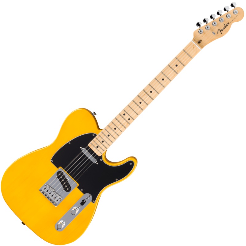 Fender Standard Telecaster, Maple Fingerboard, Black Pickguard, Butterscotch Blonde〈フェンダーテレキャスター〉