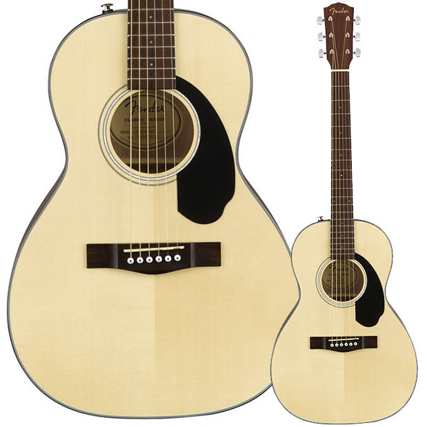 【4/5～9 P5倍or10倍!(対象外あり)】Fender CP-60S Parlor, Walnut Fingerboard, Natural パーラー・ギター【フェンダー】