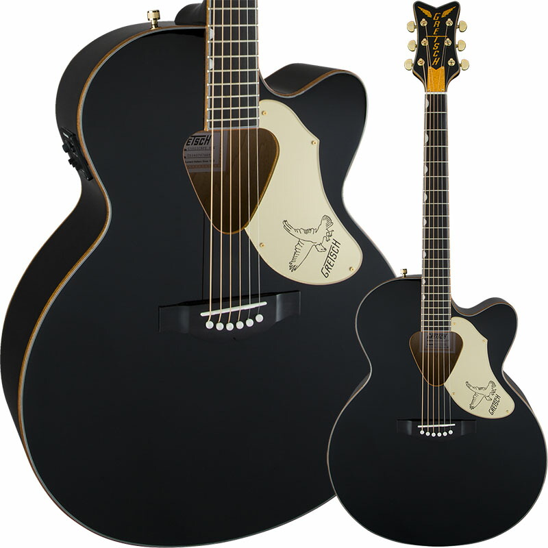 GRETSCH アコースティックギター ブラック GRETSCH Deltoluxe Concert Black Top アコースティックギター