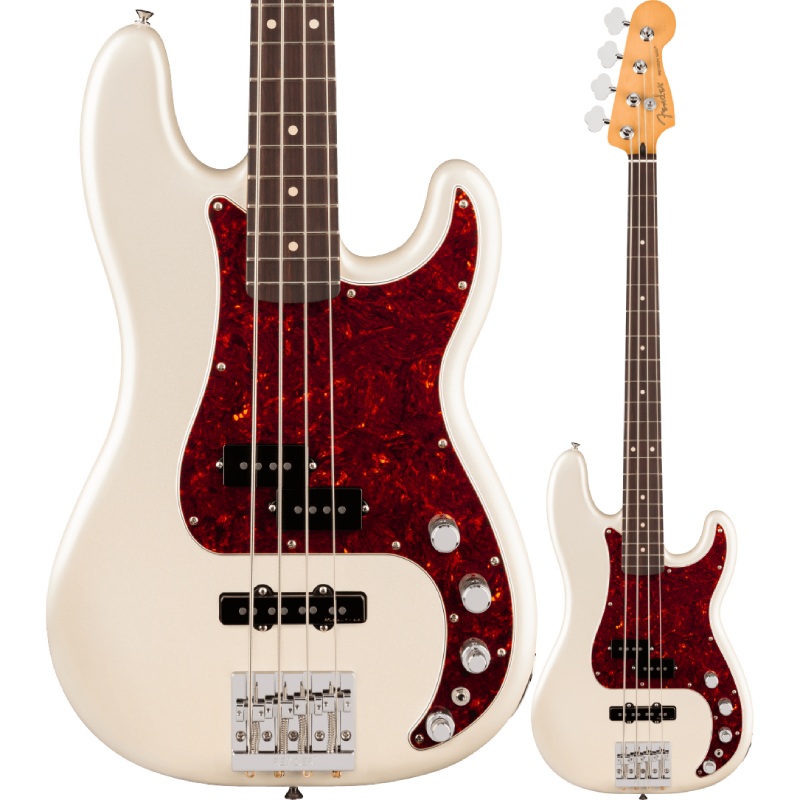 【4/5～9 P5倍or10倍!(対象外あり)】Fender Player II Modified Active Precision Bass, Rosewood Fingerboard, Olympic Pearl〈フェンダーMEXプレシジョンベース〉