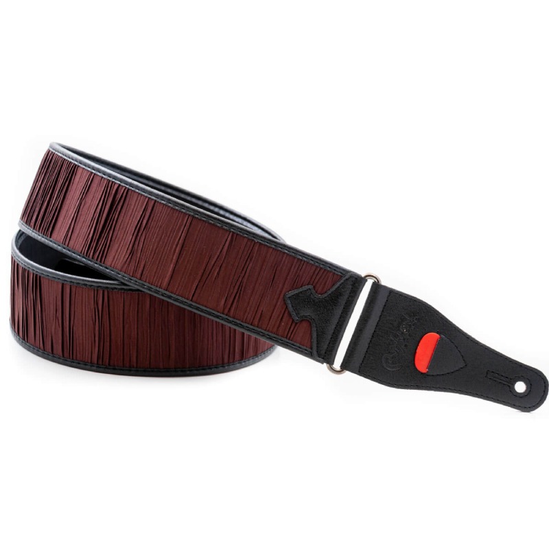 【4/5～9 P5倍or10倍!(対象外あり)】RightON!STRAPS DUNE Brown ギター ベース用ストラップ〈ライトオン！ストラップ〉