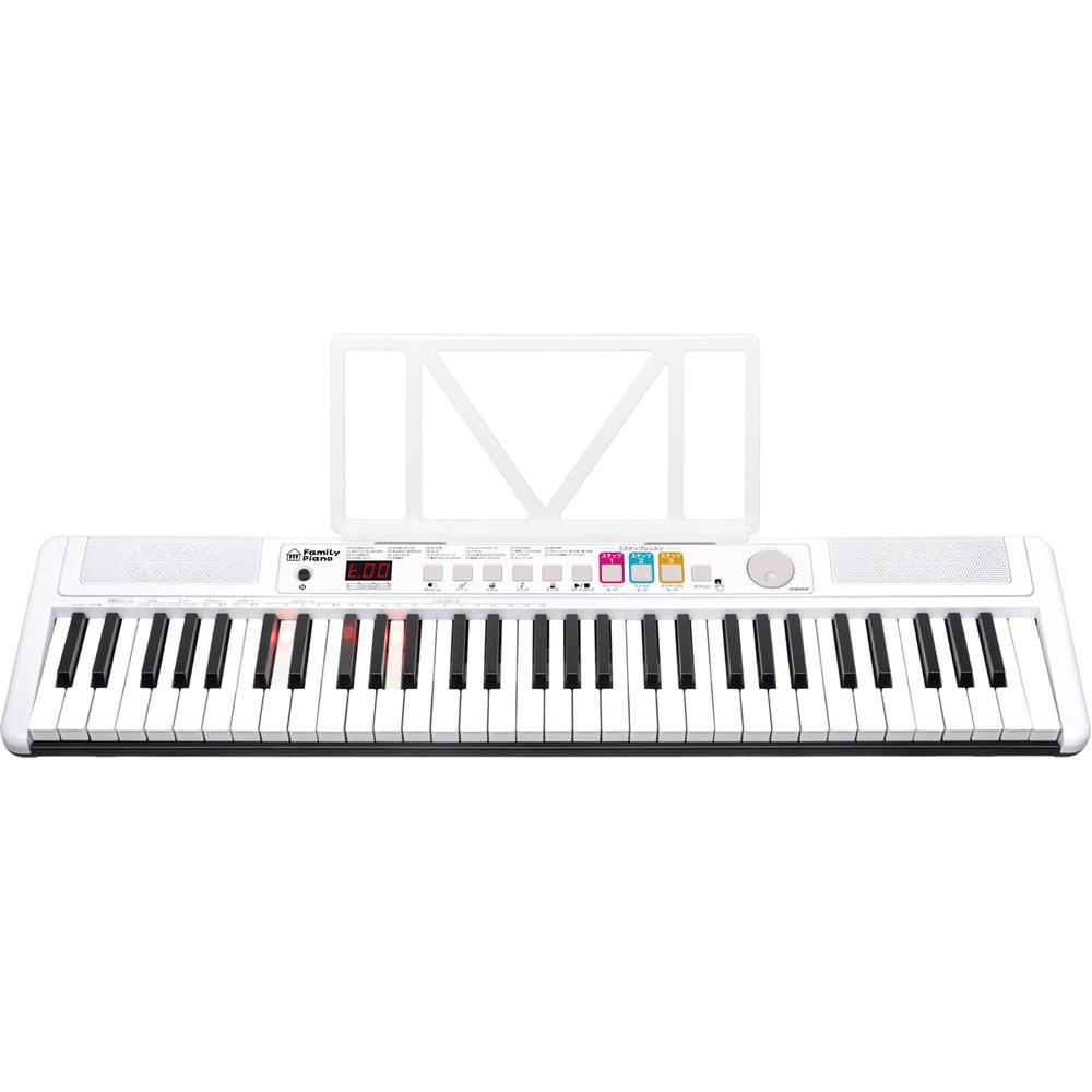 【4/5～9 P5倍or10倍!(対象外あり)】onetone OTFP-100 光鍵盤 61鍵盤 FamiLy Piano ファミリーピアノ〈ワントーン〉