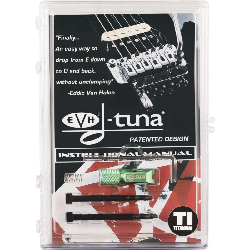 【マラソン限定♪エントリーで全商品P10倍!!】EVH D-Tuna Titanium, Green Dチューナー〈エディ・ヴァン・ヘイレン〉|楽器de元気