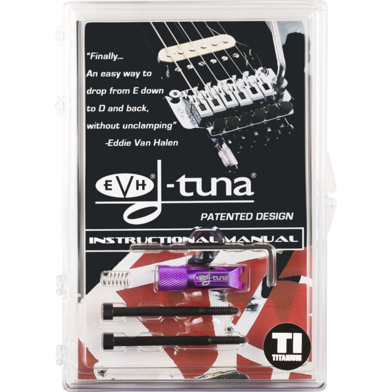 【マラソン限定♪エントリーで全商品P10倍!!】EVH D-Tuna Titanium, Purple Dチューナー〈エディ・ヴァン・ヘイレン〉|楽器de元気