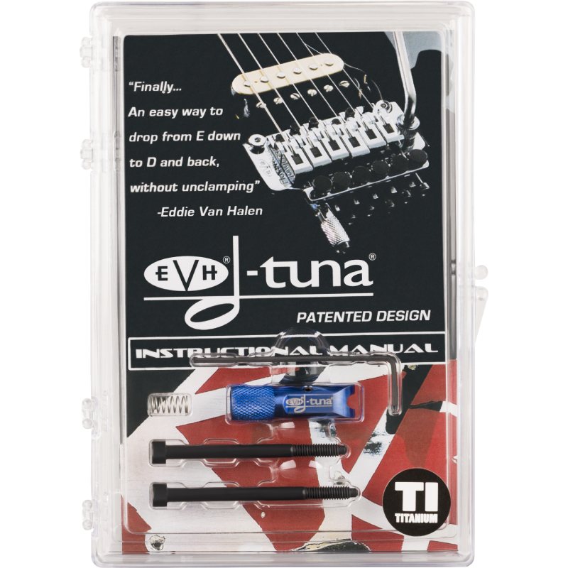 【4/15~20 P5倍or10倍!(対象外あり)】EVH D-Tuna Titanium, Blue Dチューナー〈エディ・ヴァン・ヘイレン〉