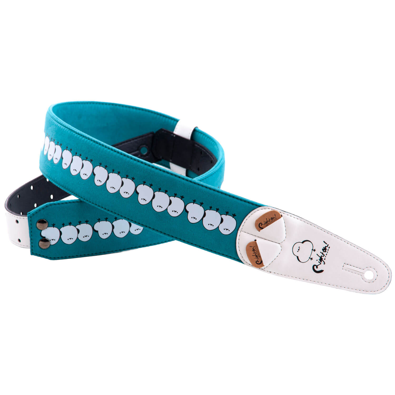 【4/5～9 P5倍or10倍!(対象外あり)】RightON!STRAPS SHIMAENAGA GYUGYU ギター ベース用ストラップ〈ライトオン！ストラップ〉