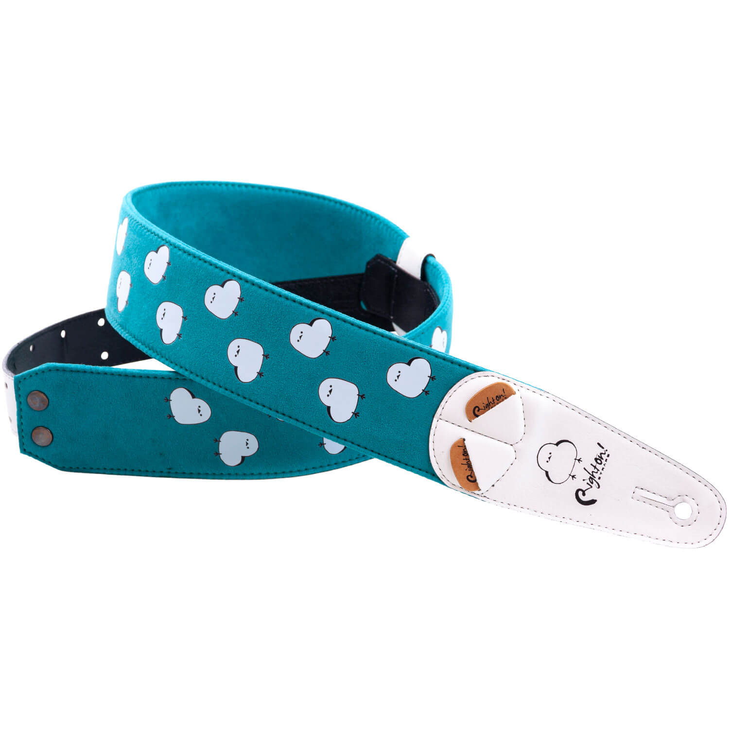 【4/5～9 P5倍or10倍!(対象外あり)】RightON!STRAPS SHIMAENAGA OSANPO ギター ベース用ストラップ〈ライトオン！ストラップ〉
