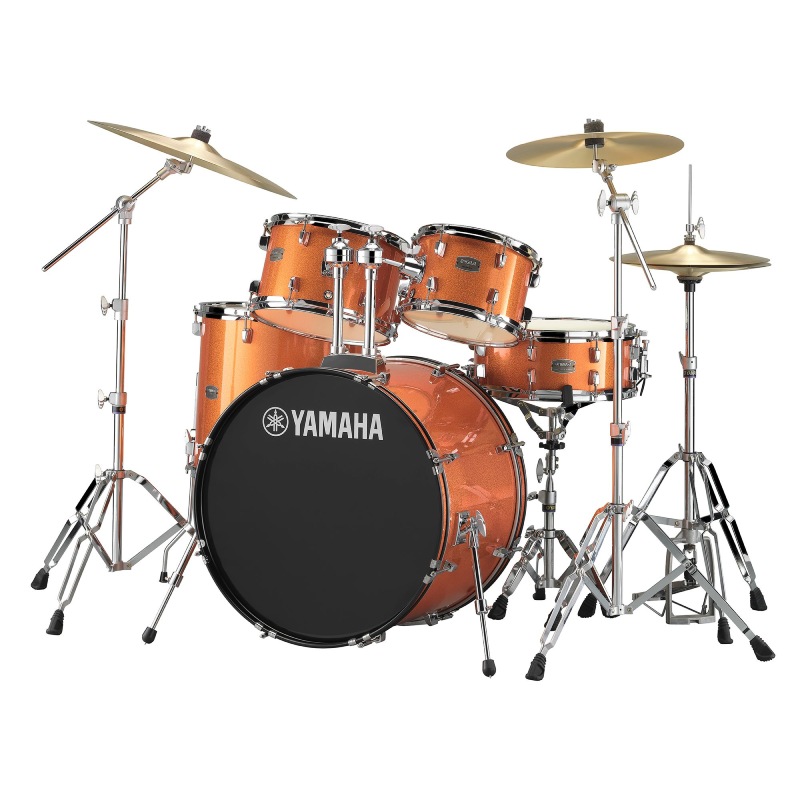 【マラソン限定♪エントリーで全商品P10倍!!】YAMAHA 22"バスドラム RYDEEN スタンダードセット RDP2F5STDORG オレンジグリッター ヤマハ 【沖縄・東北・北海道・離島送料別途】｜楽器de元気