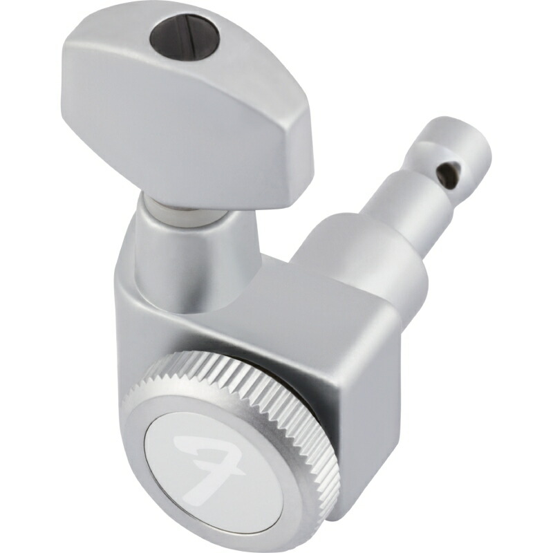 【4/5～9 P5倍or10倍!(対象外あり)】Fender Locking Stratocaster/Telecaster Staggered Tuning Machines, Brushed Chrome (6) ペグ フェンダー