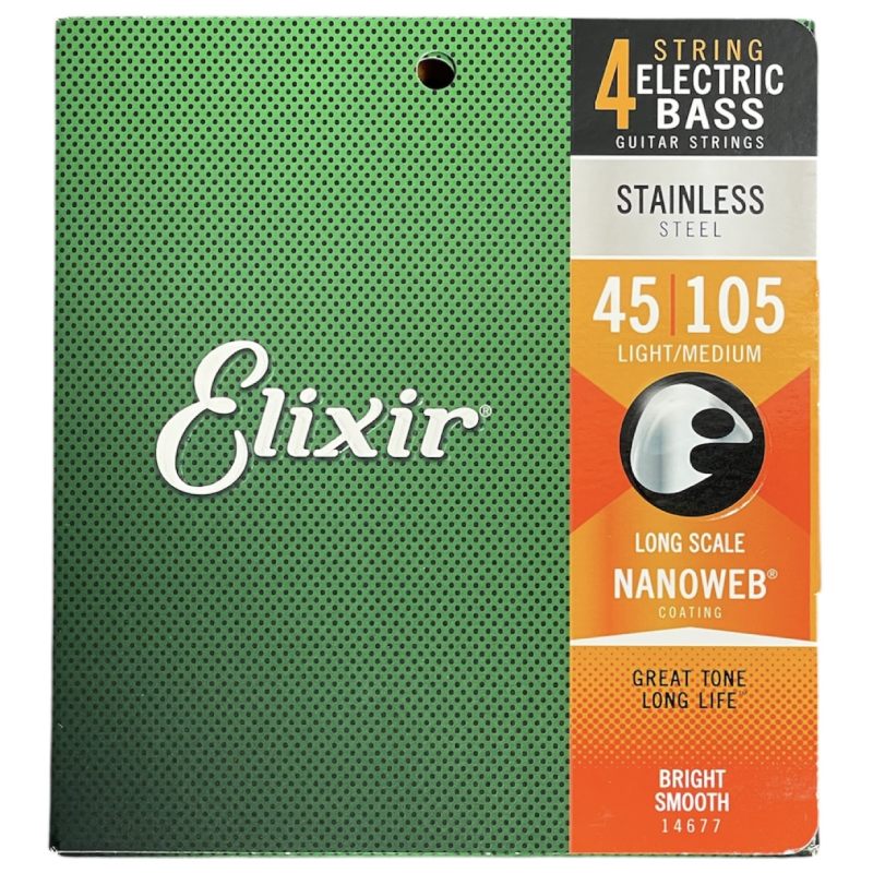 Elixir 14677 ステンレスベース弦 NANOWEB Medium 45.105 エリクサー 4,435円