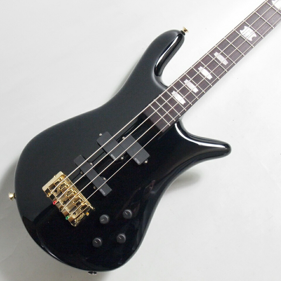 SPECTOR EURO4BKCL Euro 4 Classic Gold Hardware Solid Black エレキベース スペクター 3.66kg