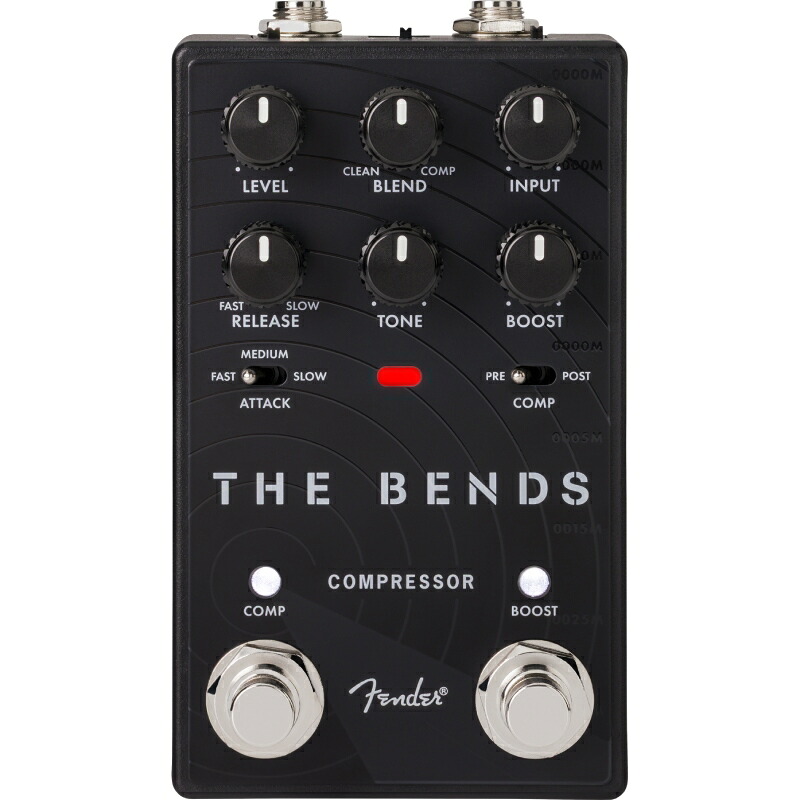 Fender The Bends Compressor V2 コンプレッサー ブースト フェンダーエフェクター｜楽器de元気