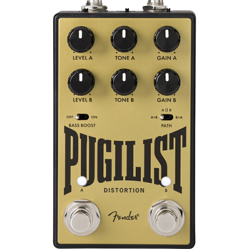 Fender Pugilist Distortion V2 ディストーション フェンダーエフェクター｜楽器de元気 10,780円
