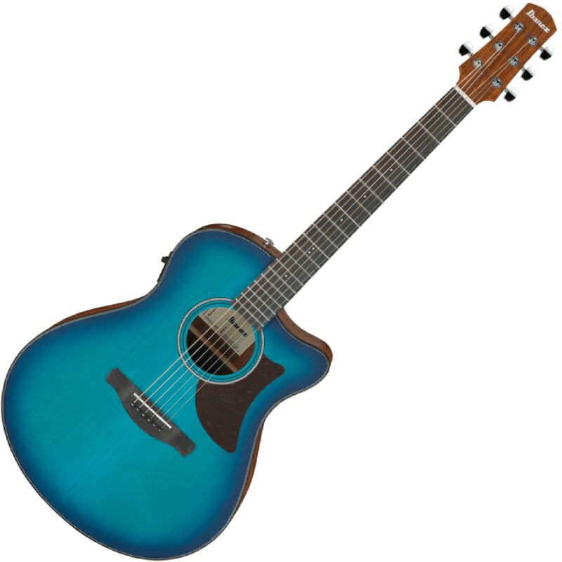 【マラソン限定♪エントリーで全商品P10倍!!】Ibanez AAM50CE SBO Sapphire Blue Burst Open エレアコ アイバニーズ|楽器de元気
