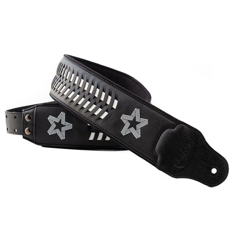 【マラソン限定♪エントリーで全商品P10倍!!】Righton! STRAPS PAUL TURNER Black ギター、ベース用ストラップ〈ライトオン！ストラップス〉｜楽器de元気