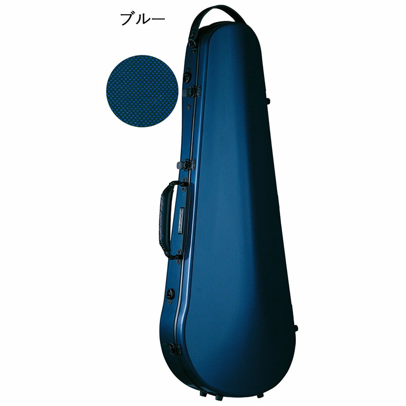 【4/5～9 P5倍or10倍!(対象外あり)】Carbon Mac CFA-2 スリム BLU ブルー ビオラ用カーボンファイバー製ハードケース カーボンマック