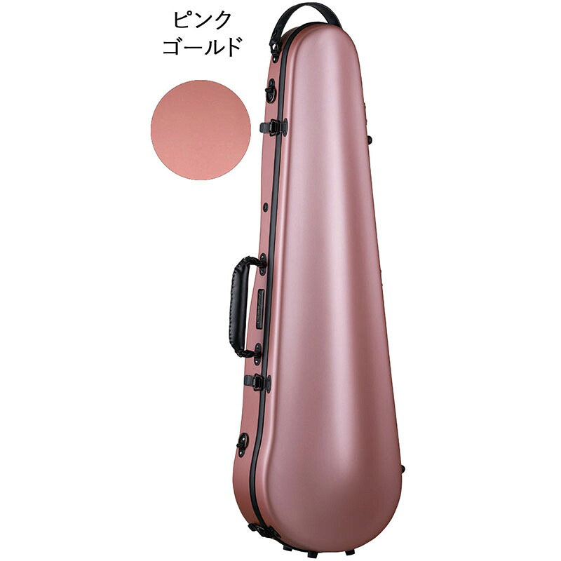 【4/15～20 P5倍or10倍!(対象外あり)】Carbon Mac CFV-2S S-PKG サテンピンクゴールド バイオリン用カーボンファイバー製ハードケース カーボンマック