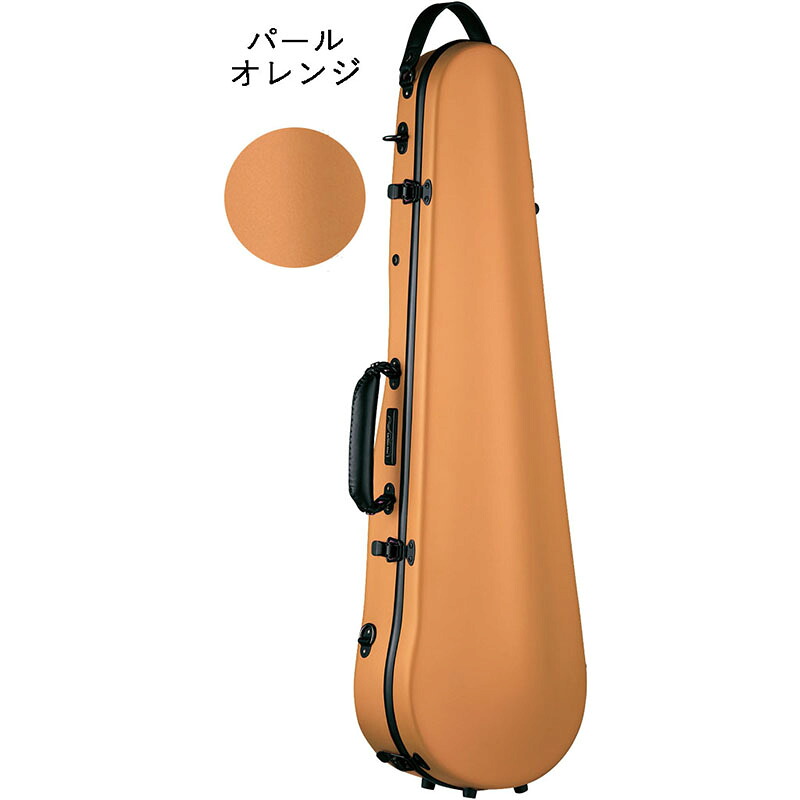 【4/15～20 P5倍or10倍!(対象外あり)】Carbon Mac CFV-2S S-POR サテンパールオレンジ バイオリン用カーボンファイバー製ハードケース カーボンマック