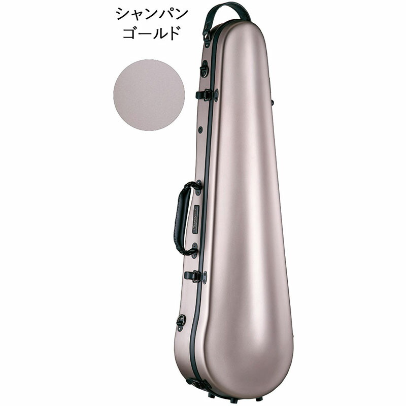 【4/15～20 P5倍or10倍!(対象外あり)】Carbon Mac CFV-2S S-CPG サテンシャンパンゴールド バイオリン用カーボンファイバー製ハードケース カーボンマック