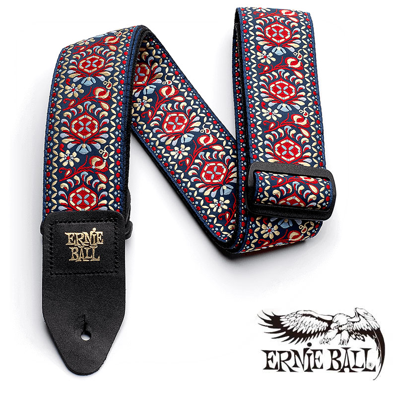 Ernie Ball Royal Bloom Jacquard Strap tracolla per chitarra | Bax Music
