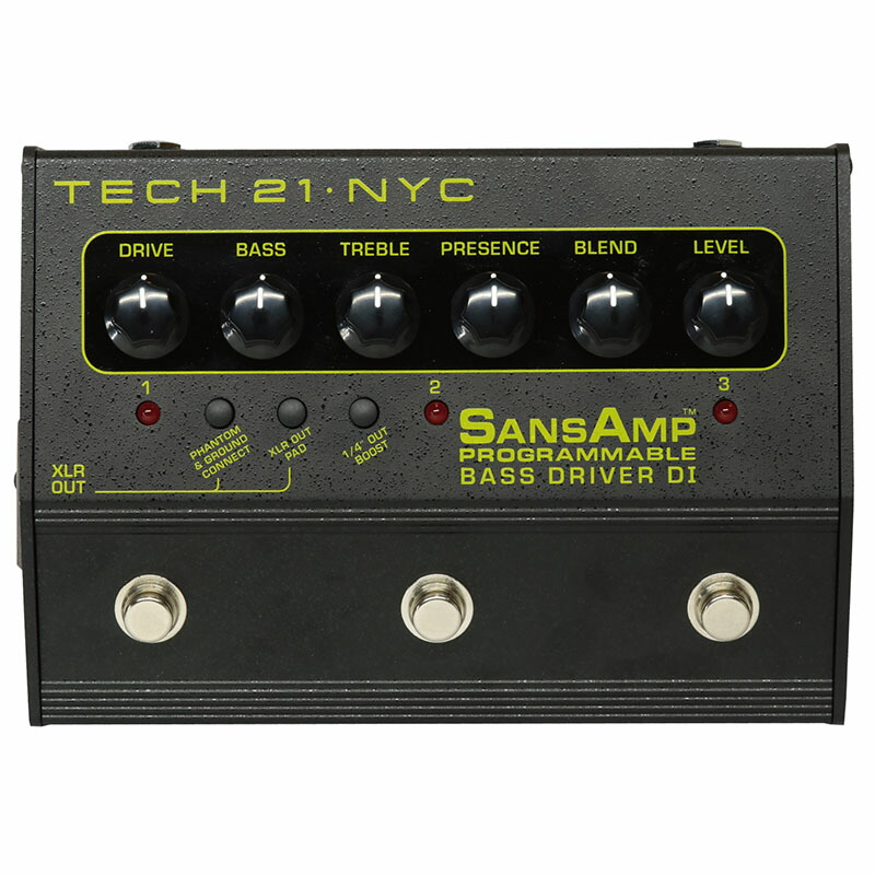 SANSAMPBASSDRIVER TECH21 ver2 サンズアンプ TECH21/SansAmp BASS DRIVER DI Ver.2 サンズアンプ〈テック21