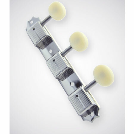 【4/5～9 P5倍or10倍!(対象外あり)】KLUSON ペグ 3per plate/PB/Nickel/No-Letter〈クルーソン〉