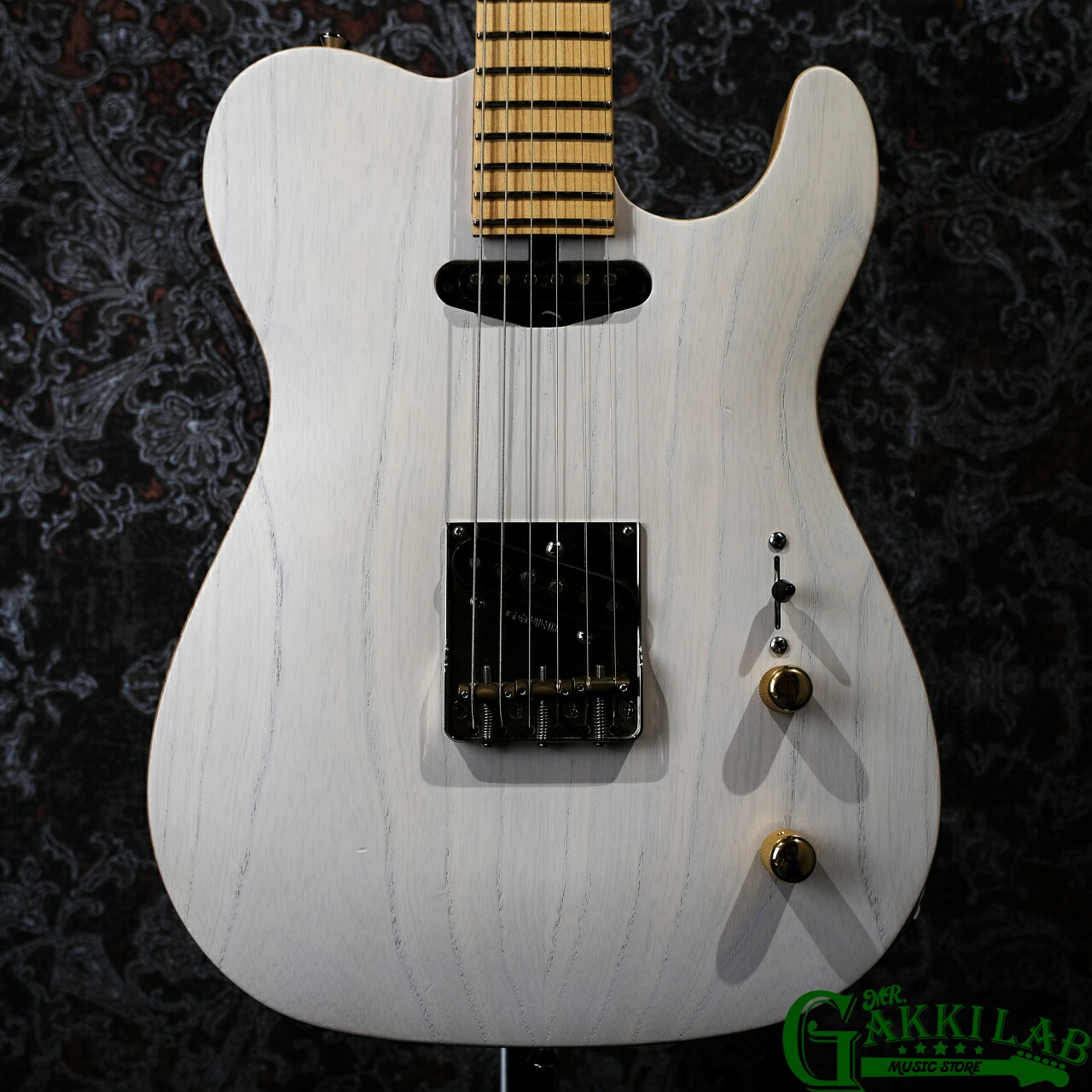 SAITO GUITARS S-622TLC Swamp Ash/M - Trans White サイトーギターズ ギター エレキギター【3.1kg】【現物画像】【専門の職人が検品を行い、最適なセッティングでお届けします】｜MR.GAKKI LAB